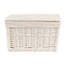 Wasmand basic - 44x25x27 cm - wit