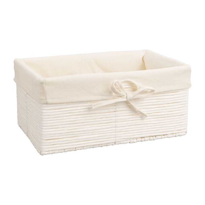 Lademand Batavia S - wit - 30x19x14 cm