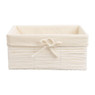 Lademand Batavia M - wit - 35x24x16 cm