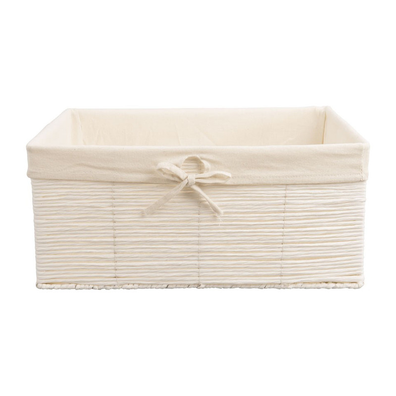 Lademand Batavia XL - wit - 45x34x20 cm