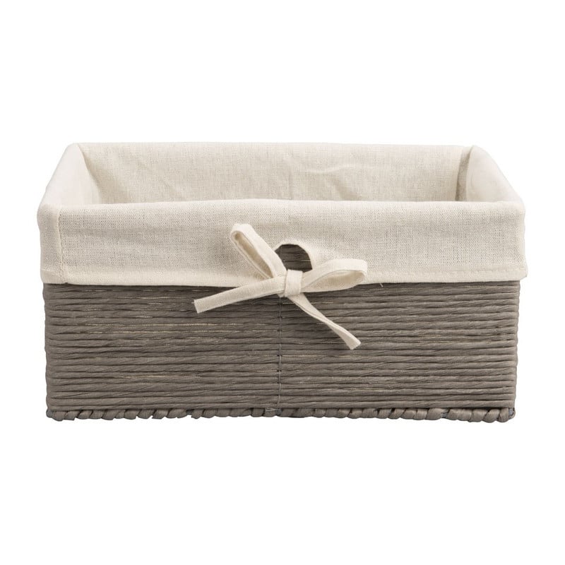 Lademand Batavia S - grijs - 30x19x14 cm