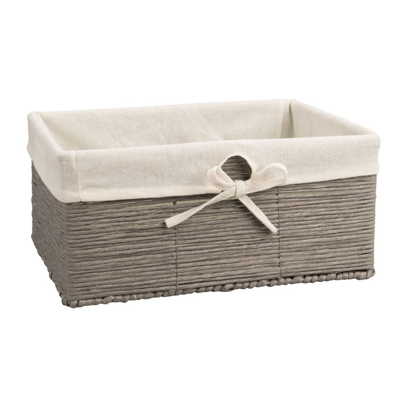 Lademand Batavia M - grijs - 35x24x16 cm