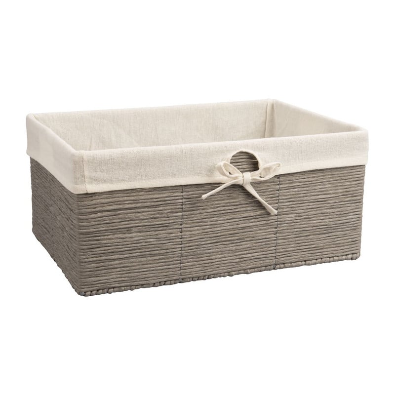 Lademand Batavia L - grijs - 40x29x18 cm