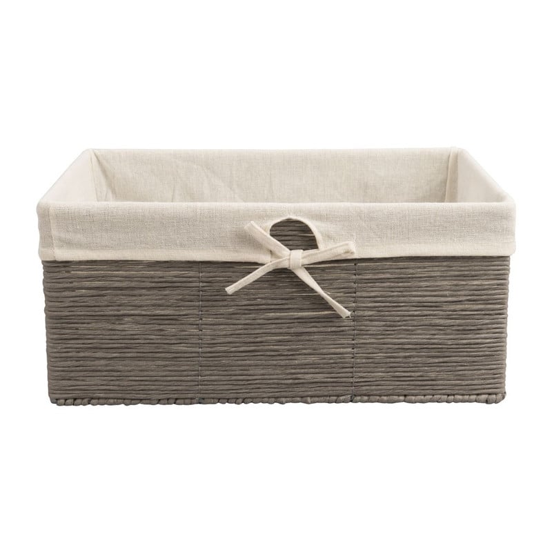 Lademand Batavia L - grijs - 40x29x18 cm