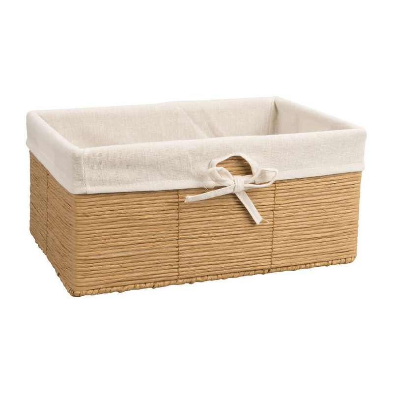 Lademand Batavia M - naturel - 35x24x16 cm