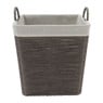 Wasmand Batavia met voering - grijs - 35x35x36 cm