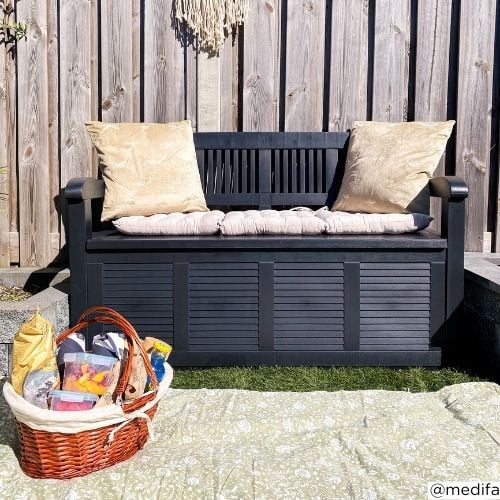 Mand met hengsels - 41x32x20 cm