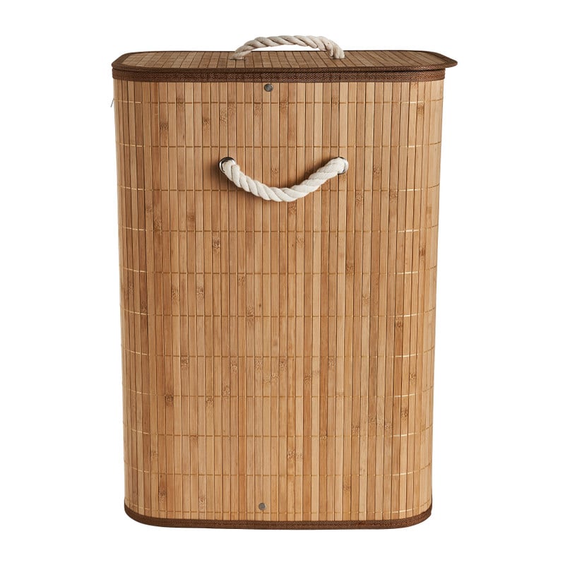 Wasmand bamboe - naturel - 72 liter