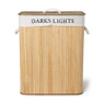 Wasmand darks/lights - bamboe - 63x50x32 cm