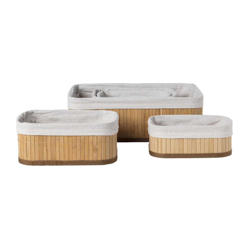 Mand Tibo rechthoekig - 36x26x12 cm