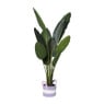 Mand colors met hengsels - lila/wit - ø17x21 cm