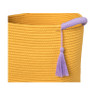 Mand colors hoog - oranje/paars - ø34x34 cm