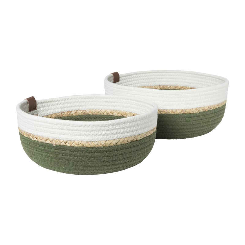 Mand colors laag - diverse varianten - ø32x14 cm