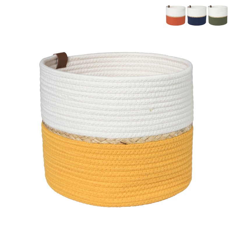 Mand colors hoog - diverse varianten - ø27x23 cm