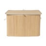 Wasmand bamboe 90 liter - naturel - 60x40x40 cm