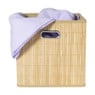 Opbergmand bamboe hoog - bruin - 31x31x31 cm