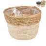 Bloempot met voering - diverse kleuren - ⌀19x15 cm 