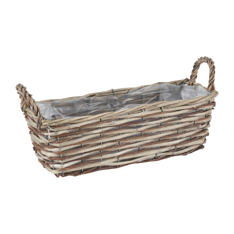 Bloempot rechthoek - 35x13x11 cm