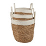Ronde mand met witte rand - ⌀29 cm