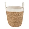 Ronde mand met witte rand - ⌀32 cm