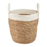 Ronde mand met witte rand - ⌀36 cm