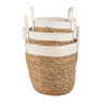 Ronde mand met witte rand - ⌀36 cm