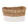 Lademand met witte rand - 24x16x14 cm