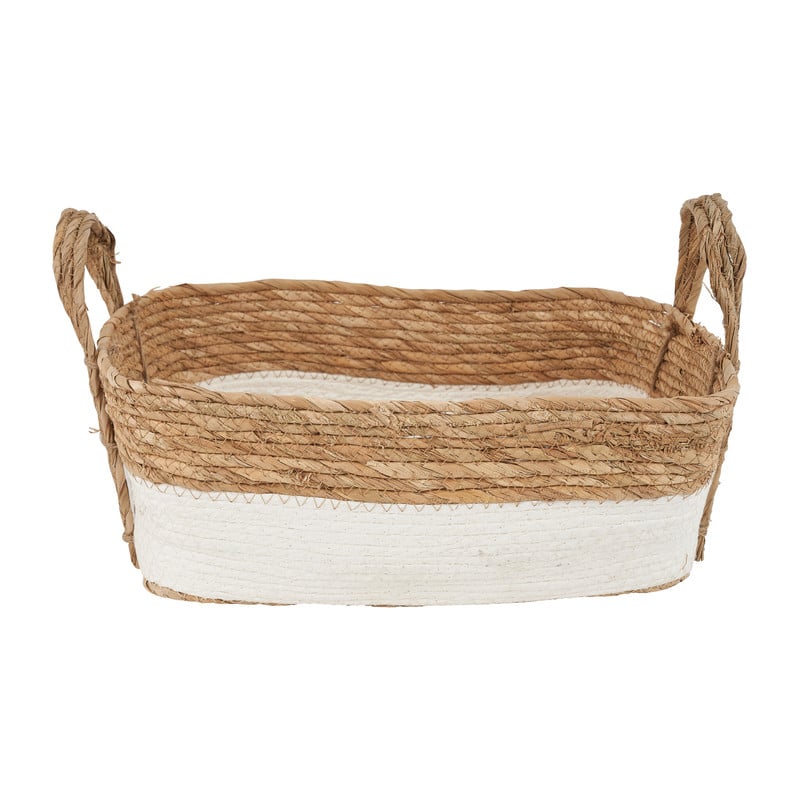 Lademand met witte rand - 38x28x15 cm