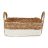 Lademand met witte rand - 45x32x17 cm