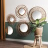 Ronde mand met katoenrand - ⌀25 cm