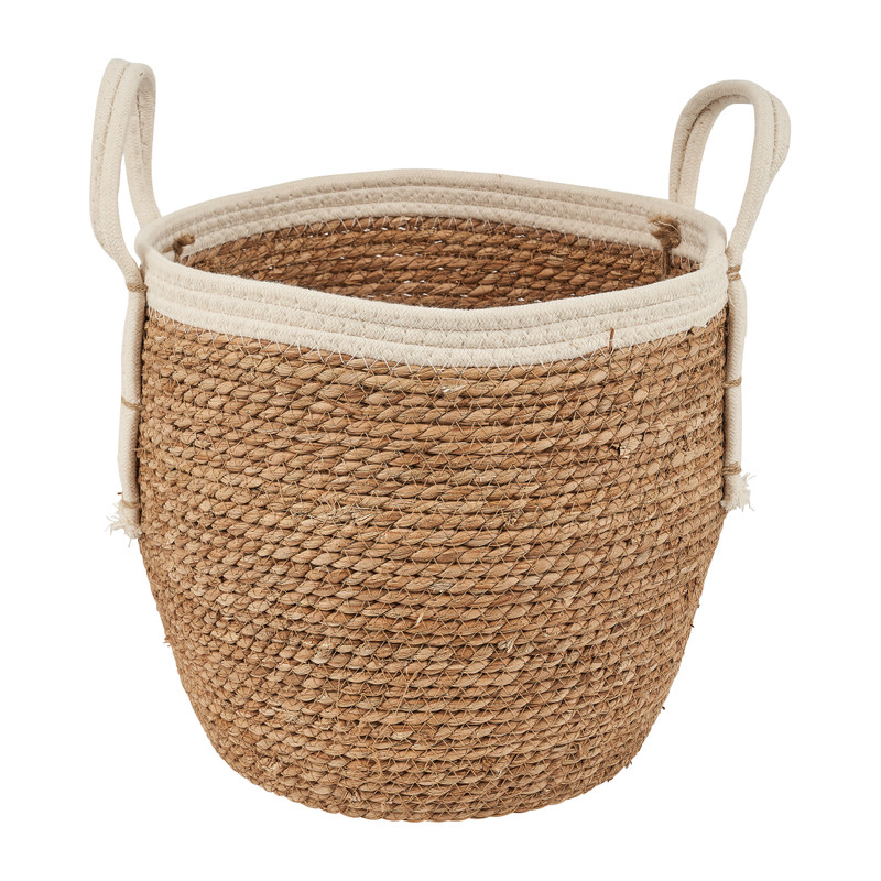 Ronde mand met katoenrand - ⌀30 cm