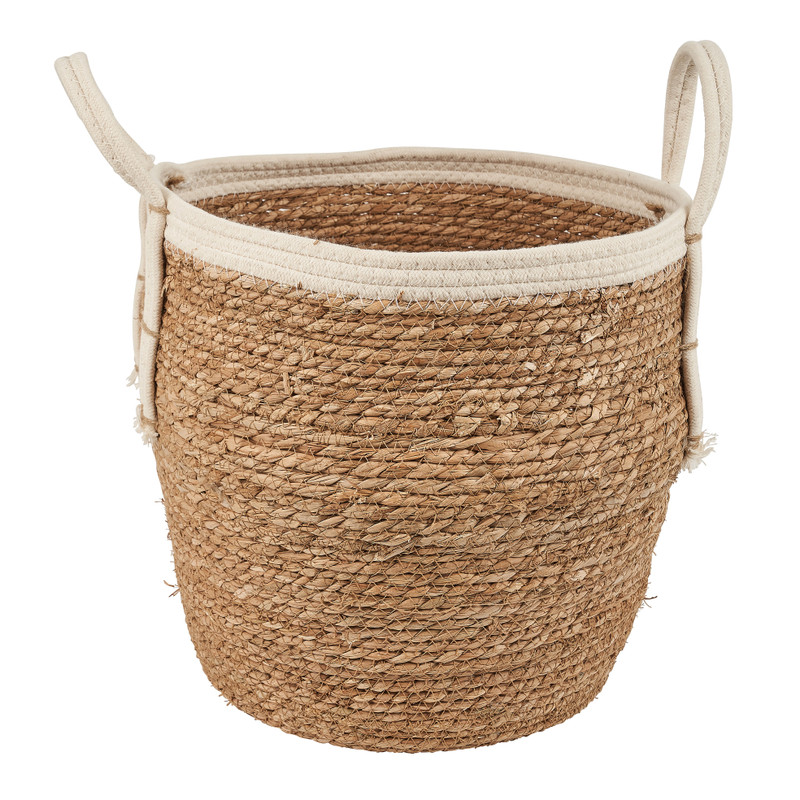 Ronde mand met katoenrand - ⌀35 cm