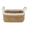 Lademand met katoenrand - 35x27x16 cm