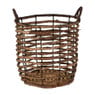 Mand bananenblad - bruin - ⌀ 25 x 25 cm