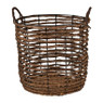 Mand bananenblad - bruin - ⌀ 32 x 30 cm