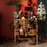Mand bananenblad - bruin - ⌀ 43 x 40 cm