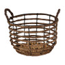 Mand bananenblad - bruin - ⌀ 25 x 15 cm 