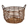 Mand bananenblad - bruin - ⌀ 31 x 18 cm 