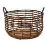Mand bananenblad - bruin - ⌀ 37 x 21 cm 