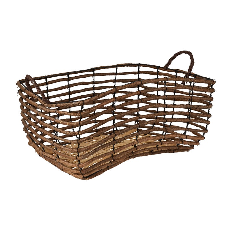 Mand bananenblad - rechthoek - 41 x 35 x 21 cm 