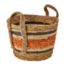 Mand oranje streep - laag - ø25x20 cm