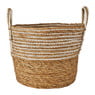 Mand witte streep - laag - ø34x28 cm