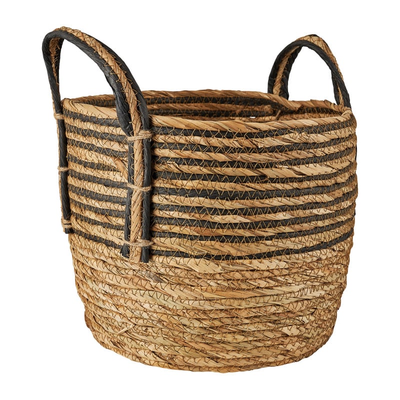 Mand zwarte streep - laag - ø29x24 cm