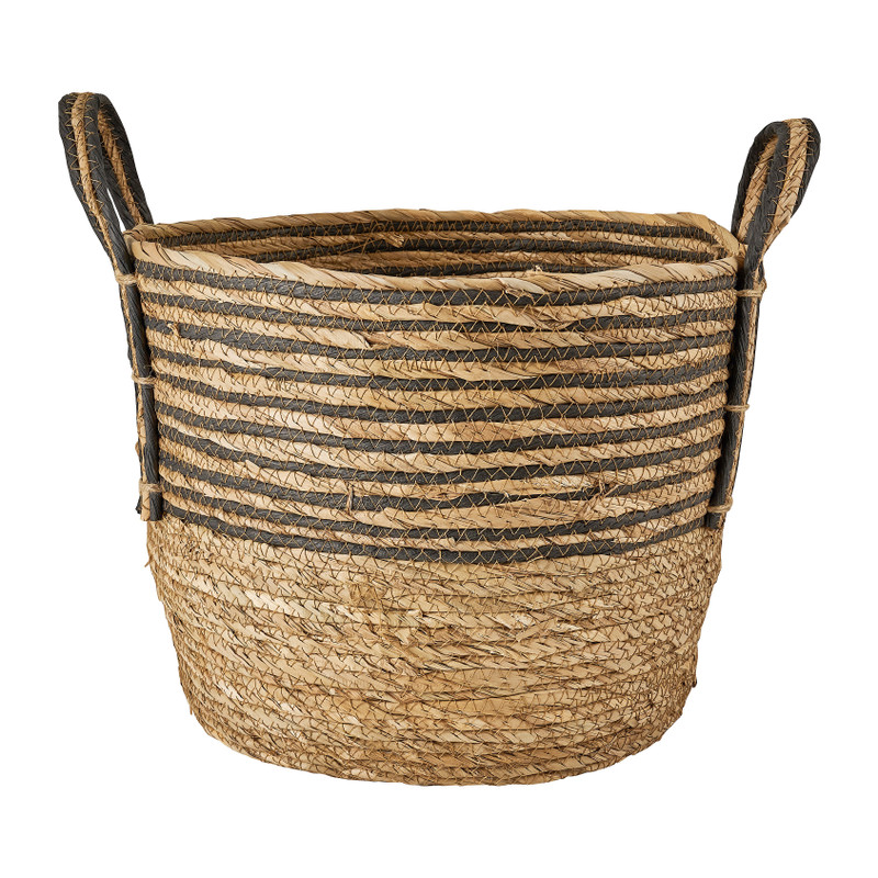 Mand zwarte streep - laag - ø34x28 cm
