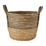 Mand zwarte streep - laag - ø34x28 cm