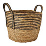 Mand zwarte streep - laag - ø34x28 cm