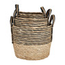 Mand zwarte streep - laag - ø34x28 cm