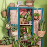 Bloempot aan touw - naturel 