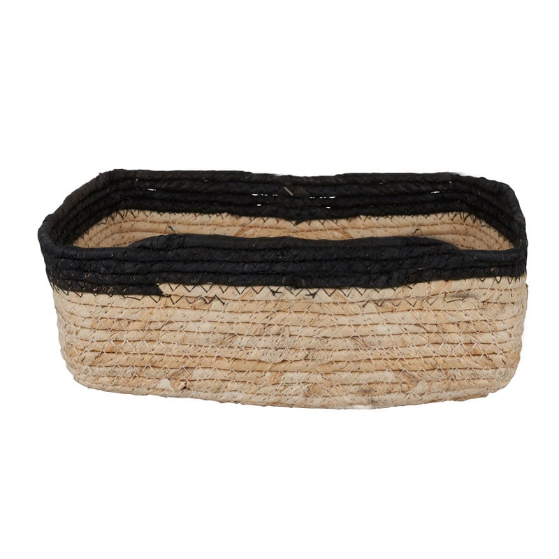 Broodmandje - zwart - 30x25x10 cm