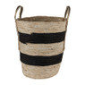 Mand met zwarte strepen - ⌀32x38 cm 